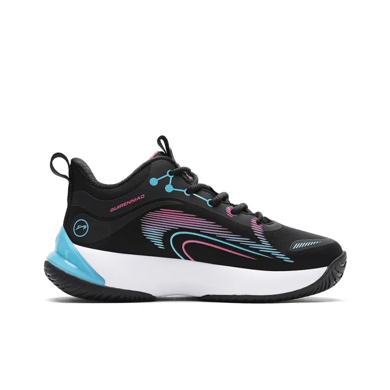 K-bird Cushioned Slip-Resistant Rebound Mid-Top Basketball Shoes Women's-19