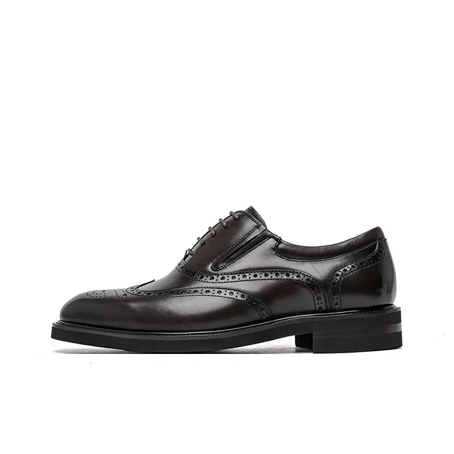 FRYE Dress Shoes Men Low Top Black/Coffee/Earth Yellow-6