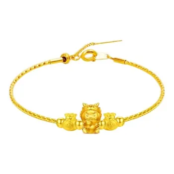 Danfu Gold Bracelet Unisex