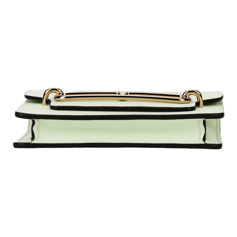 HERMES Roulis Evercolor Calfskin Pig Nose Coin Purse, Card Holder, Fanny Pack, Wallet Women's 0S Vert Fizz Bubble Green-7