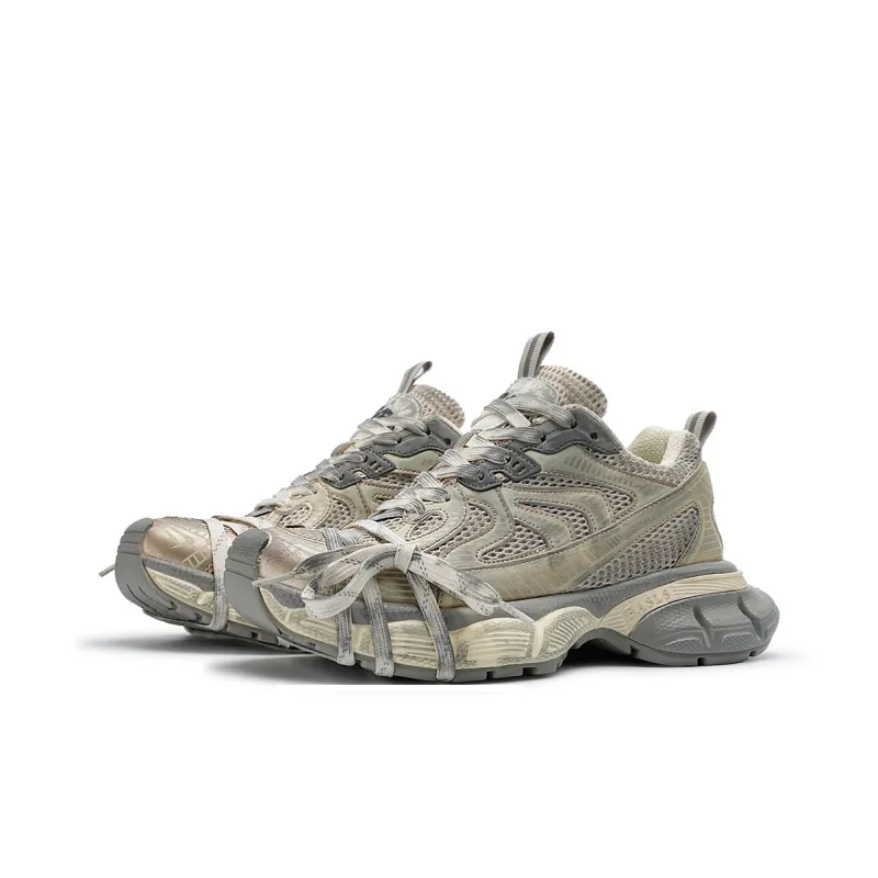 BASLS Bashe Series Lightweight Height Increasing Low Top Chunky Sneakers Unisex-8