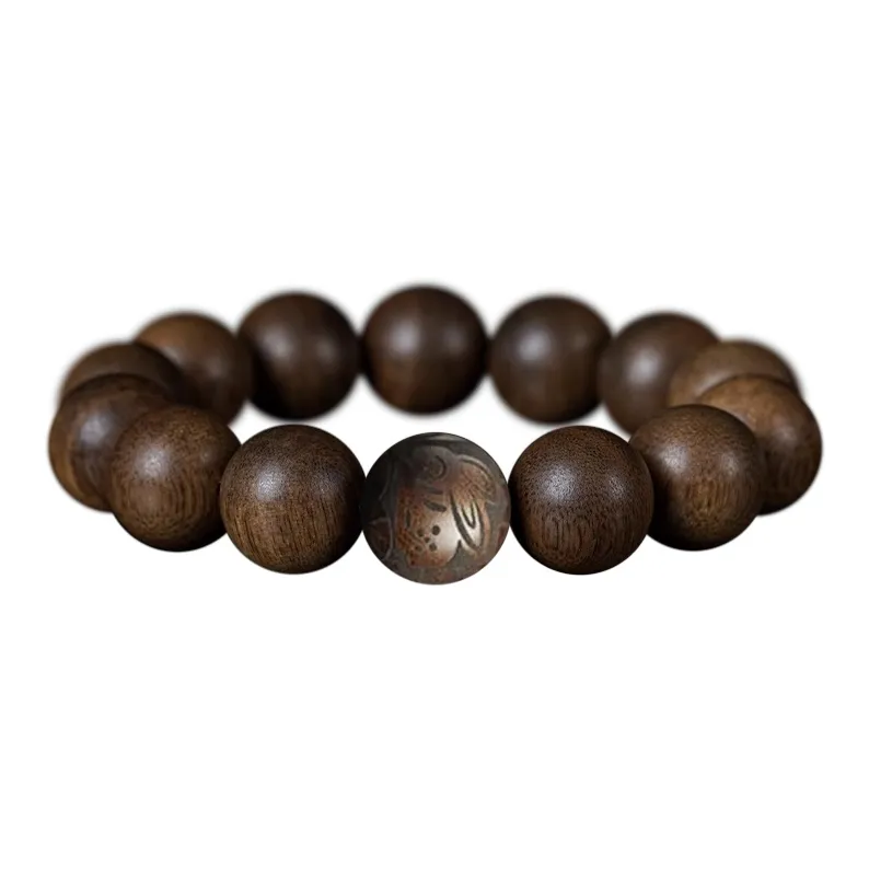FANGYUANXIAOFU Fragrance Enhancer, Agarwood Bracelets Unisex-9