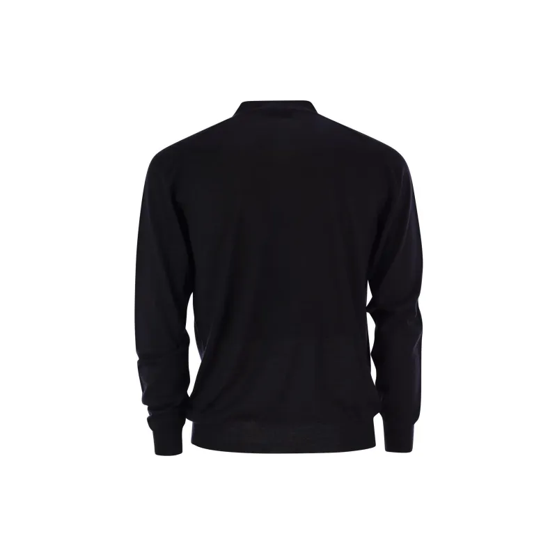 FEDELI V neck Buttoned Cardigan-1