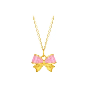 ZHOU LIU FU Gold Necklace Women's