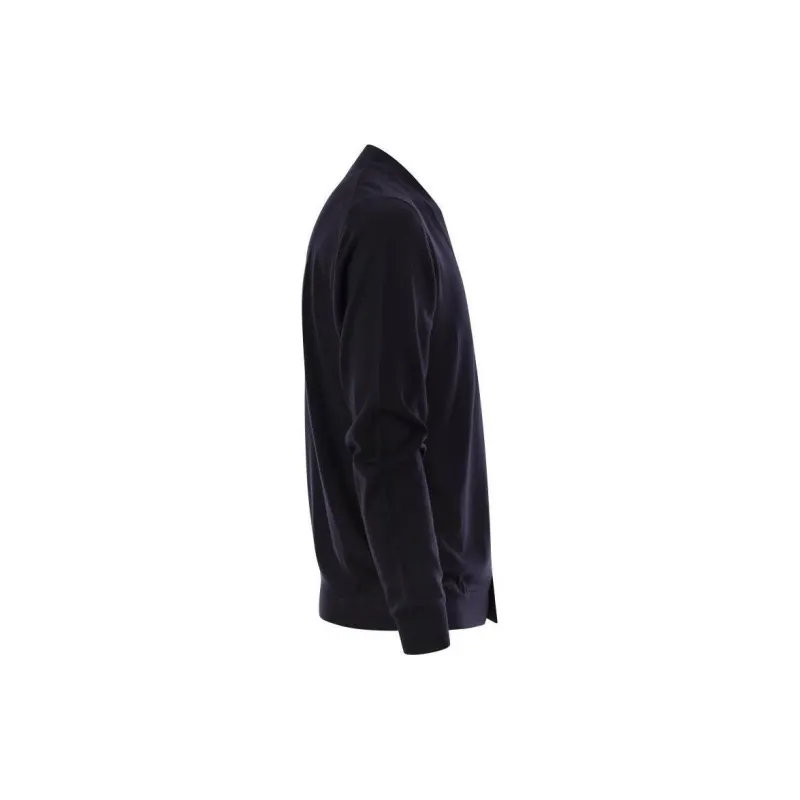 FEDELI V neck Buttoned Cardigan-2