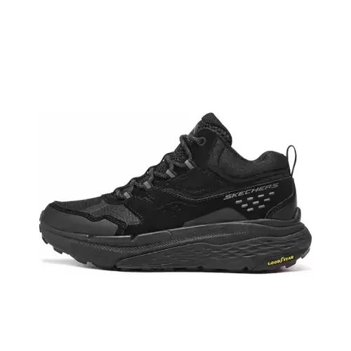 Skechers Anti Slip Wear Resistant Low Top Running Shoes Women's Black