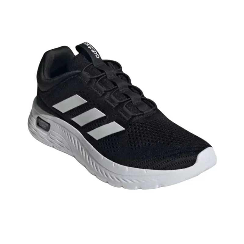 Cloudfoam Comfy Adidas El 'Black White'-1