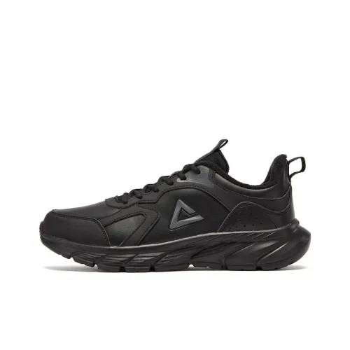 PEAK Anti Slip Wear Resistant Low Top Casual Running Shoes Men's Black