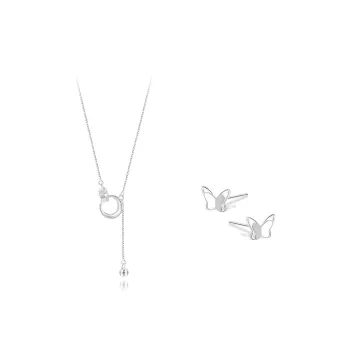KUMET Zircon Necklaces Women's Couple Birthday Gift For Anniversary