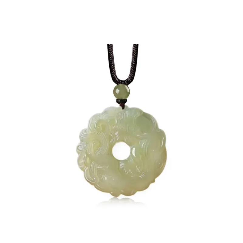 Beth Jewelry Hetian Jade Necklaces Green Jade Unisex-0