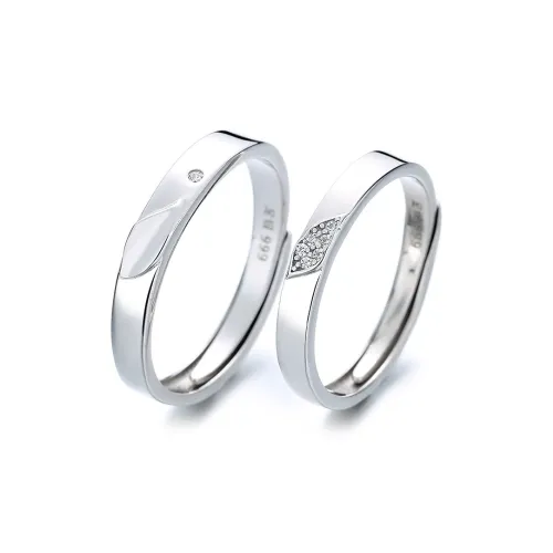 Yi Zhen Ge Hetian Jade 925 Silver Rings Womens White Jade