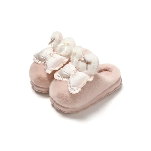 KUUJOO Fuzzy Plush Slippers For Women's