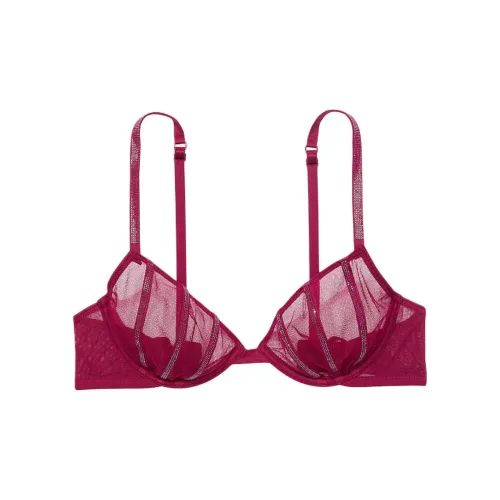 Victoria's Secret 24 Big Show Collection VERY SEXY Bra Women's Burgundy