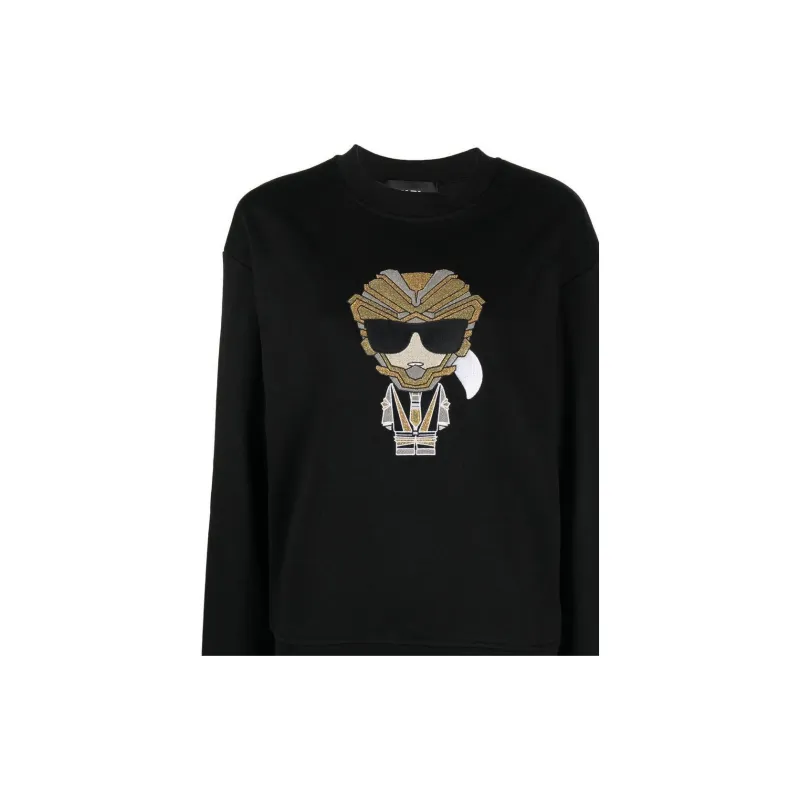 KARL LAGERFELD / Karl Lagerfeld Jeans Graphic-Printed Crewneck Sweatshirt-4