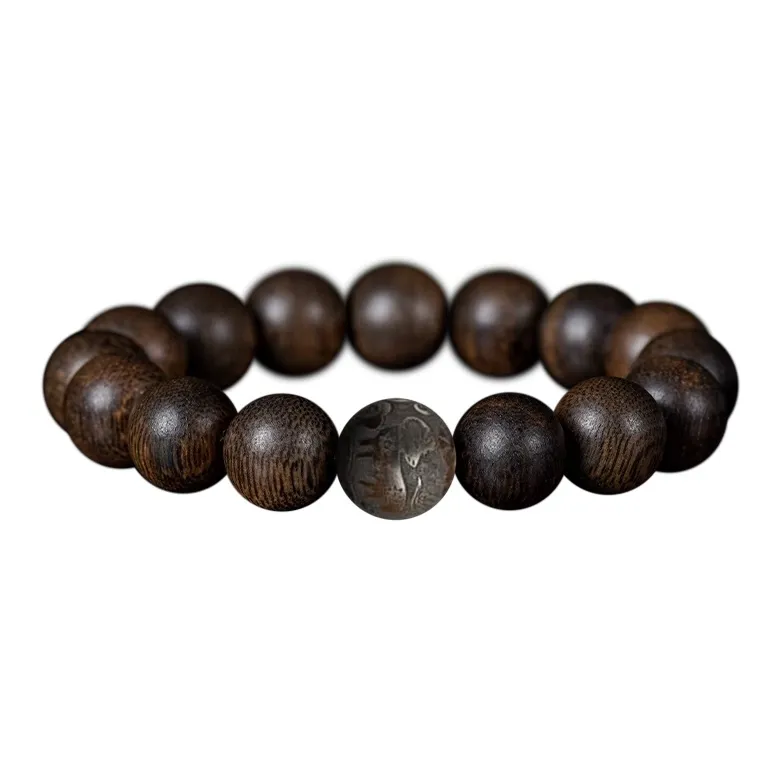 FANGYUANXIAOFU Fragrance Enhancer, Agarwood Bracelets Women's-21
