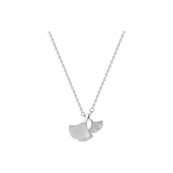Heart Grass 999 Fine Silver Necklaces Women's