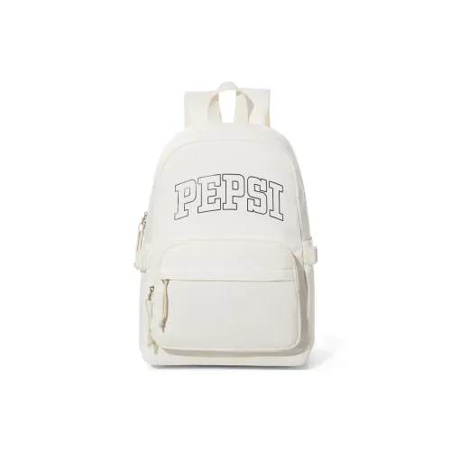 Pepsi Fabric Backpack Computer Backpack Regular Unisex Black/White