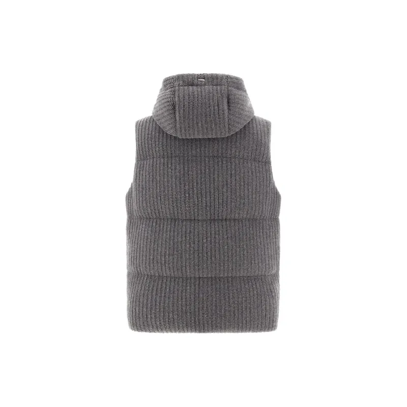 HERNO Classic Zip-Up Drawstring Gilet-1