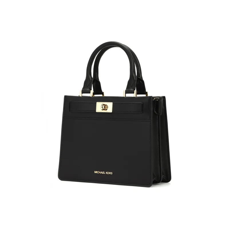 MICHAEL KORS MICHAEL KORS Handbag Collection Tatiana Leather Crossbody Bag Medium Size Women's Black-2