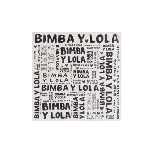 BIMBA Y LOLA Recycled Polyester Knit Scarves Women's Ecru