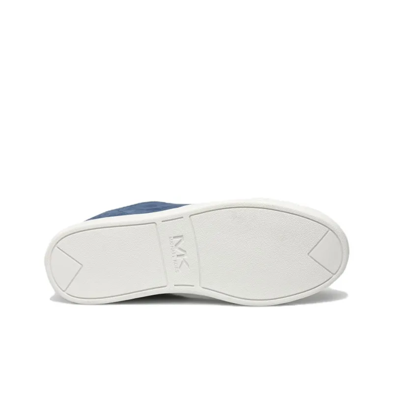 MICHAEL KORS Caspian Low-Top Stylish Skateboarding Shoes Men's Blue White-4