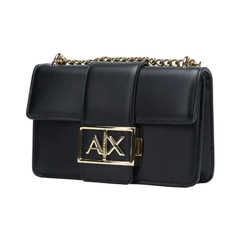ARMANI EXCHANGEAE Polyester Shoulder Bag, Crossbody Bag Women's Black-0