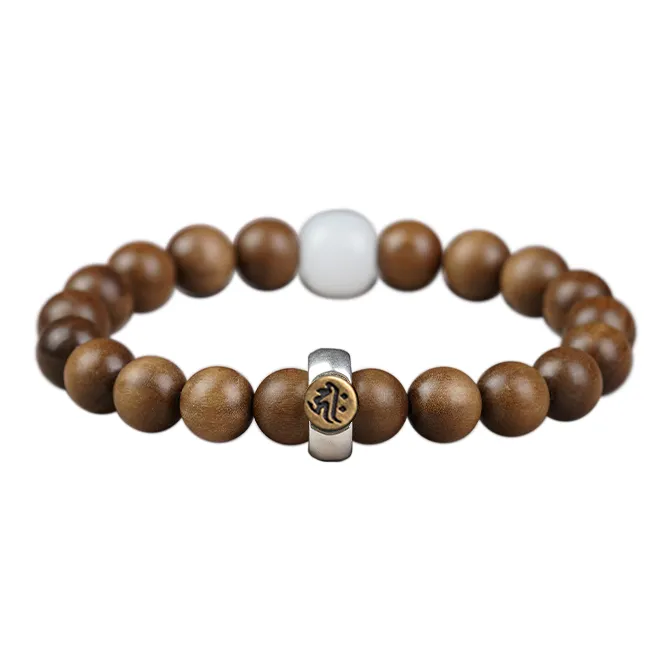 FANGYUANXIAOFU Laoshan Sandalwood Bracelets Unisex-0