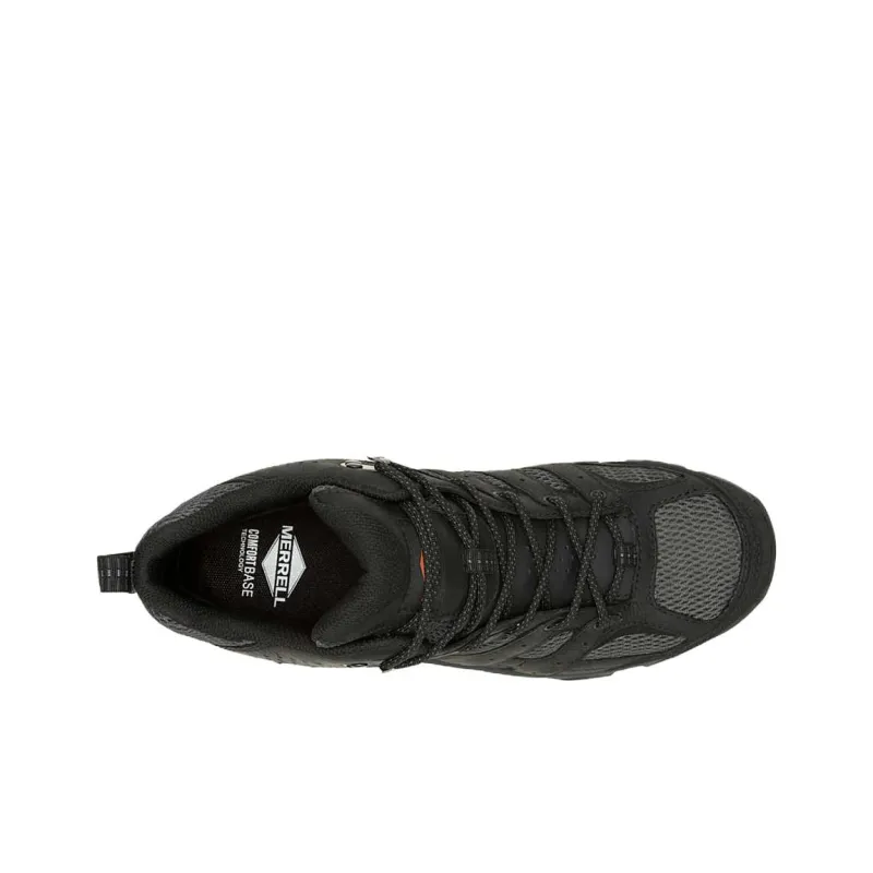 MERRELL Moab Wear Resistant Slip Resistant Short Outdoor Boots Men's Black-3