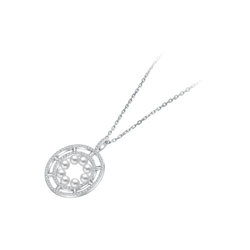 BABYBEI 925 Sterling Silver Shell Pearl Necklaces Women's-1