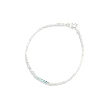 CANHUI S925 Silver Sterling Silver Sea Blue Bracelet Women's