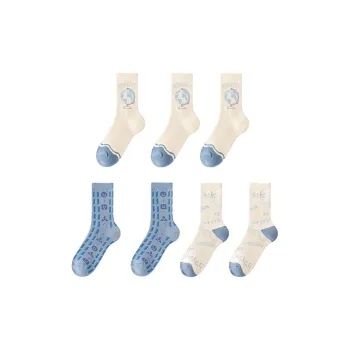 SOIE Mid-Calf Socks Women's Combo Set