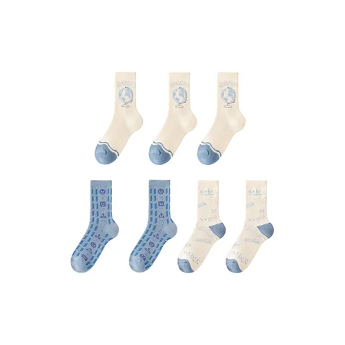 SOIE Mid-Calf Socks Women's Combo Set