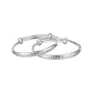 999 Fine Silver, Adjustable/1 Pair