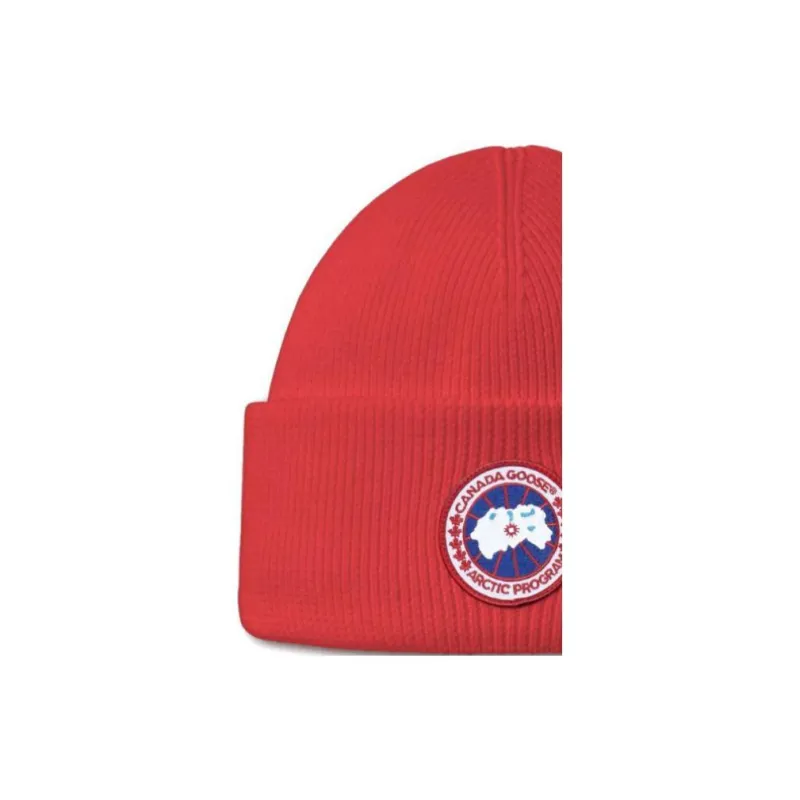 Canada Goose Logo patch Beanie Hat-2