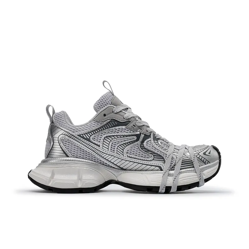 BASLS Bashe Series Lightweight Height Increasing Low Top Chunky Sneakers Unisex-25