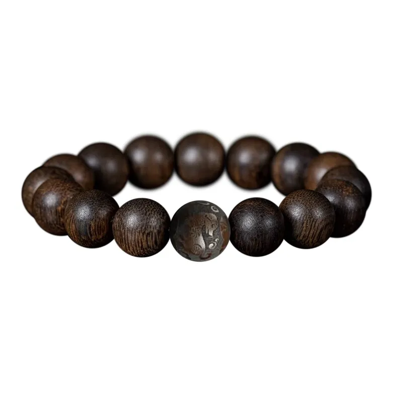 FANGYUANXIAOFU Fragrance Enhancer, Agarwood Bracelets Women's-29