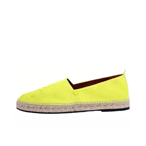 PHILIPP PLEIN Yellow Leather Espadrilles