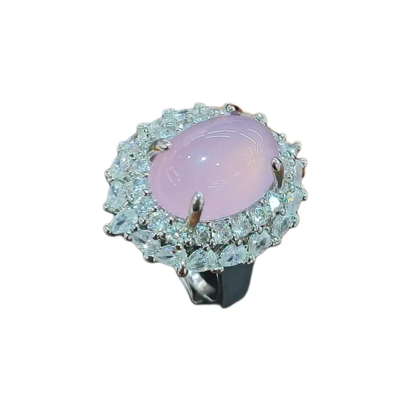 Grace Chalcedony Jade Rings Women's-0