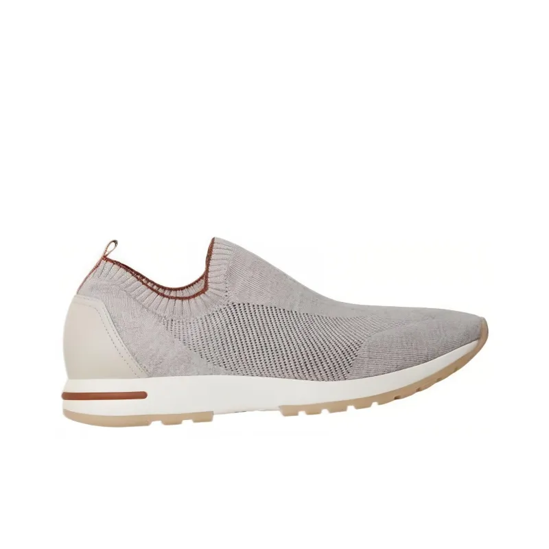 Loro Piana Low Top Casual Shoes Men's Gray-1