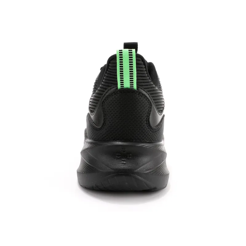 QIAODAN Cushioning, Slip Resistant, Abrasion Resistant, Breathable Coverage Low Top Running Shoes Men's Black Green-4