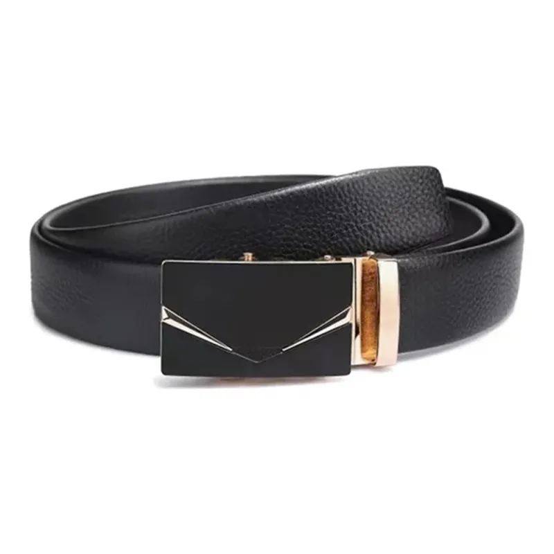 YUZHAOLIN Cow Leather Belts Men's 3.6cm-1