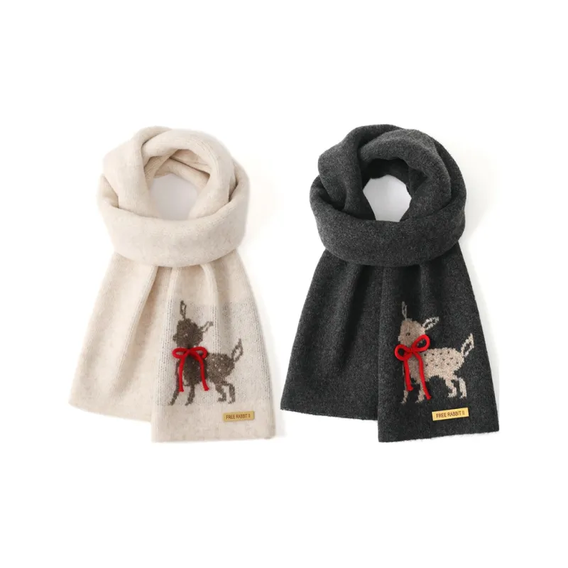 FREE RABBITⅡ Knit Scarves Unisex-11