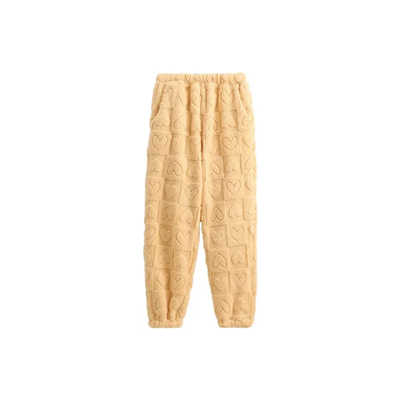 FENTENG Pajama Pants Women's Lemon-0
