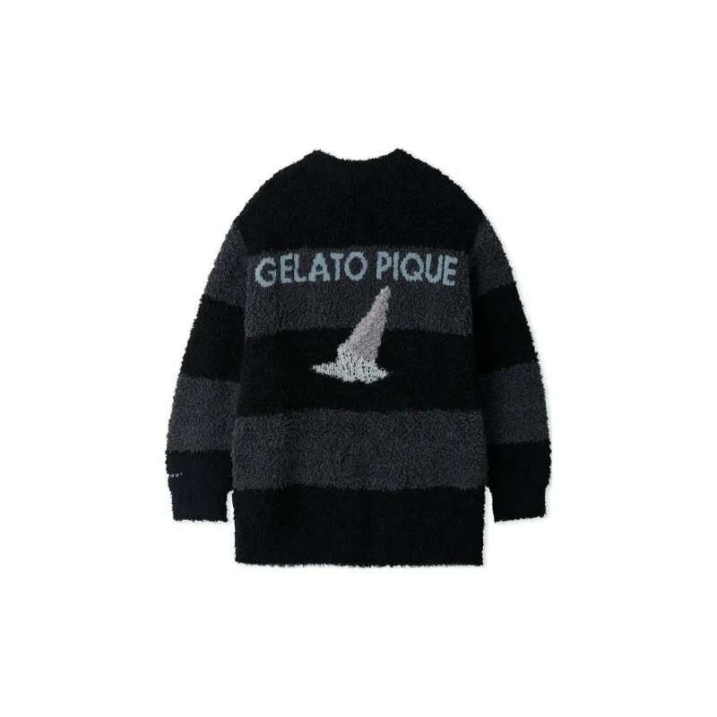 Gelato Pique X Yohji Yamamoto GELATO PIQUE Co branded Model Sweaters Unisex Black-1