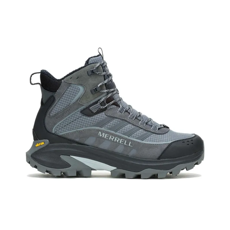 MERRELL MOAB SPEED 2 Anti Slip Wear Resistant Mid Top Trekking Shoes Men's Blue-1