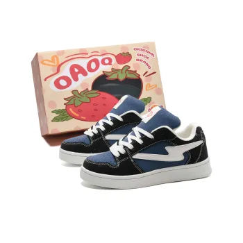 OAOQ Wear resistant And Lightweight Low Top Skateboard Shoes Unisex Box