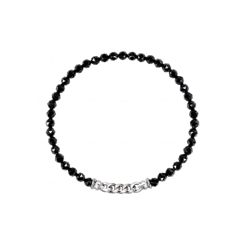 AWNL Black Spinel Bracelets Men's-4
