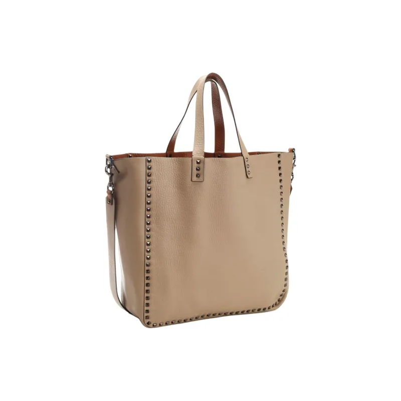 Valentino Garavani Rockstud Reversible Top Handle Bag-3