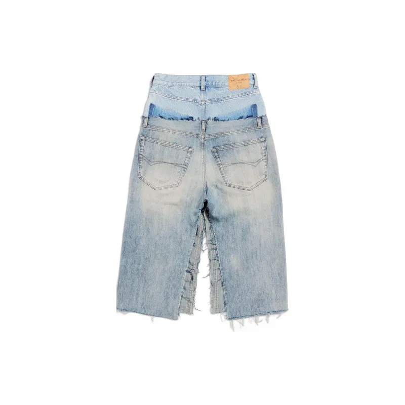 Balenciaga Denim Long Skirts Regular Women's Blue-1
