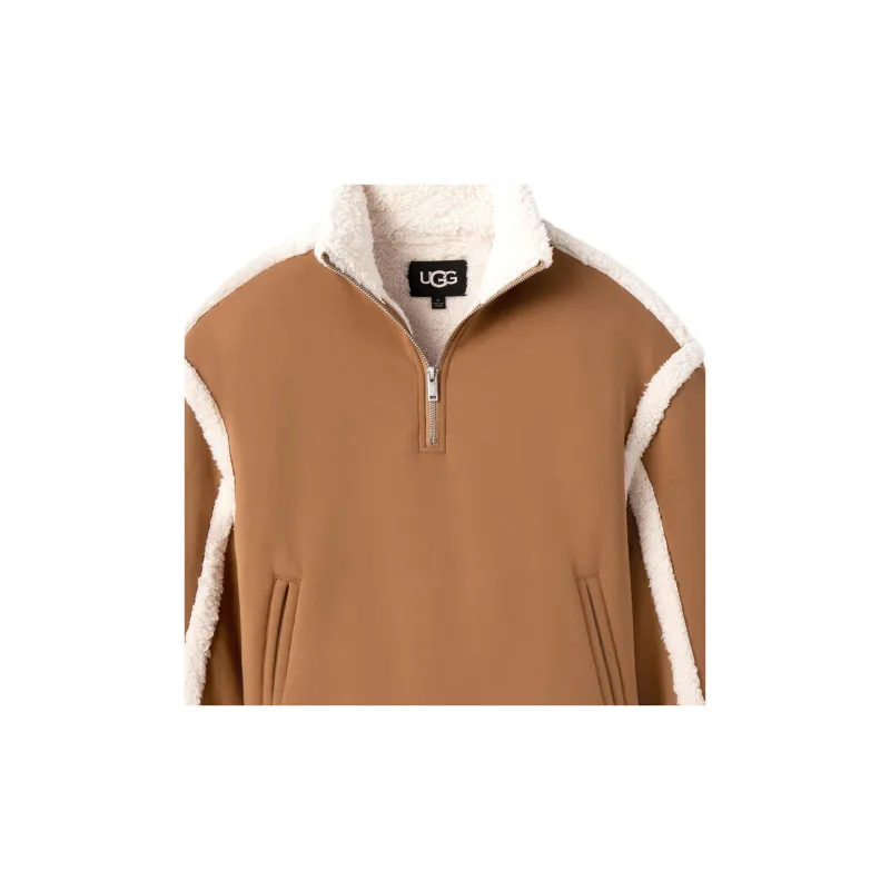 UGG Lydi Bonded Fleece Half-Zip Sweatshirt-3